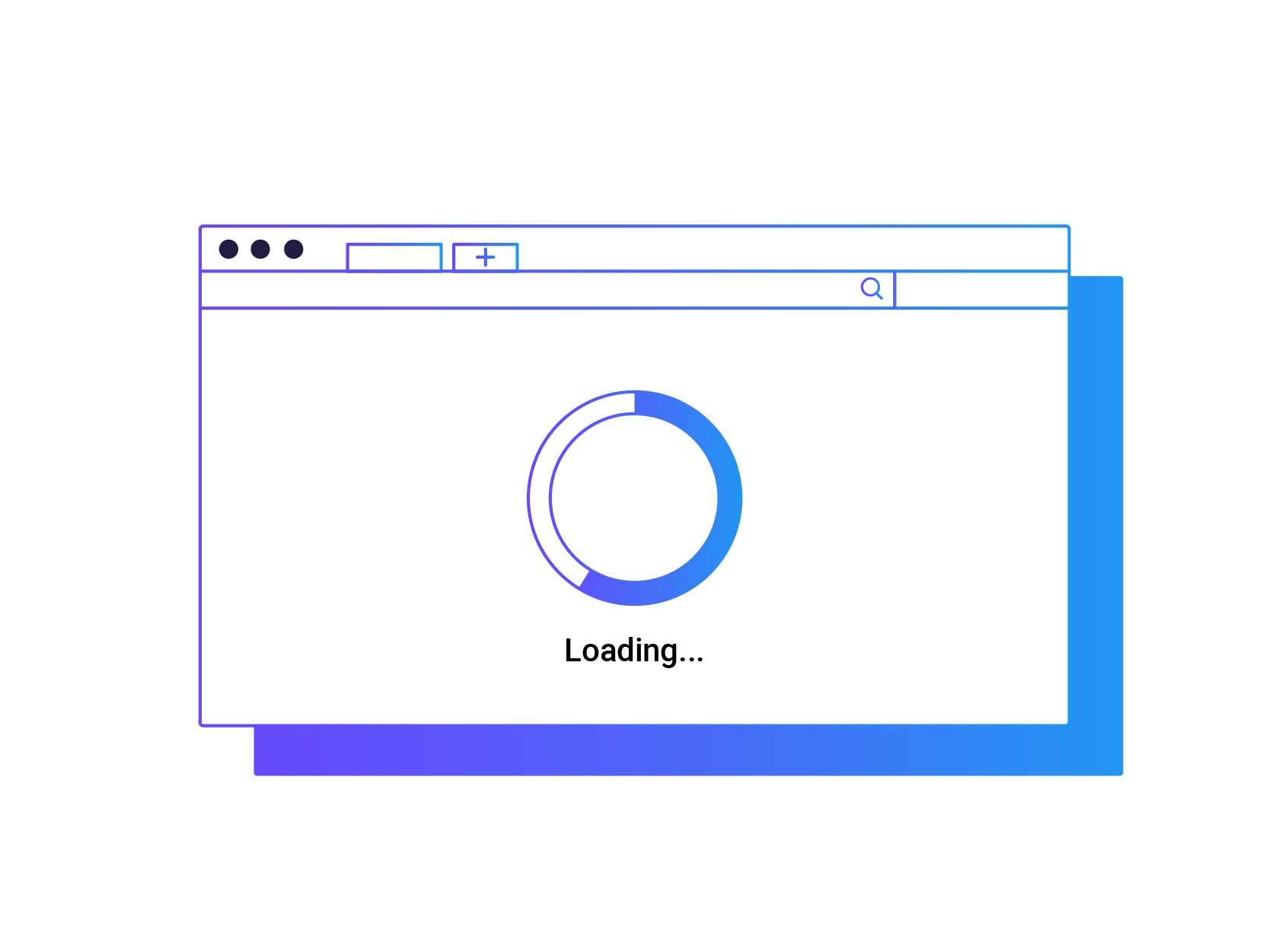 Graphic of Loading Page