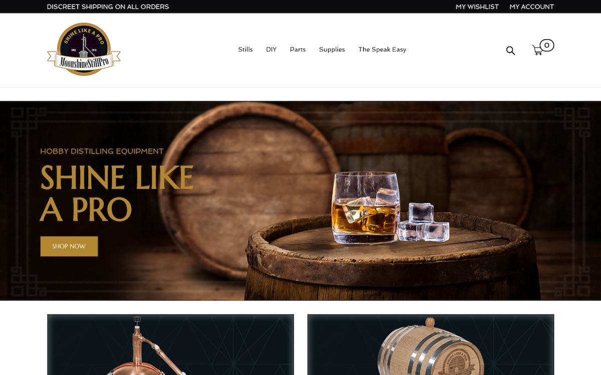 Moonshine Still Pro's website